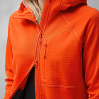 Abisko Grid Fleece Hoodie W