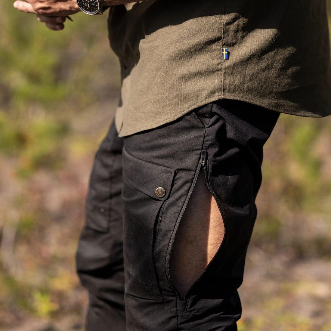 Abisko Hybrid Trail Trousers M Long
