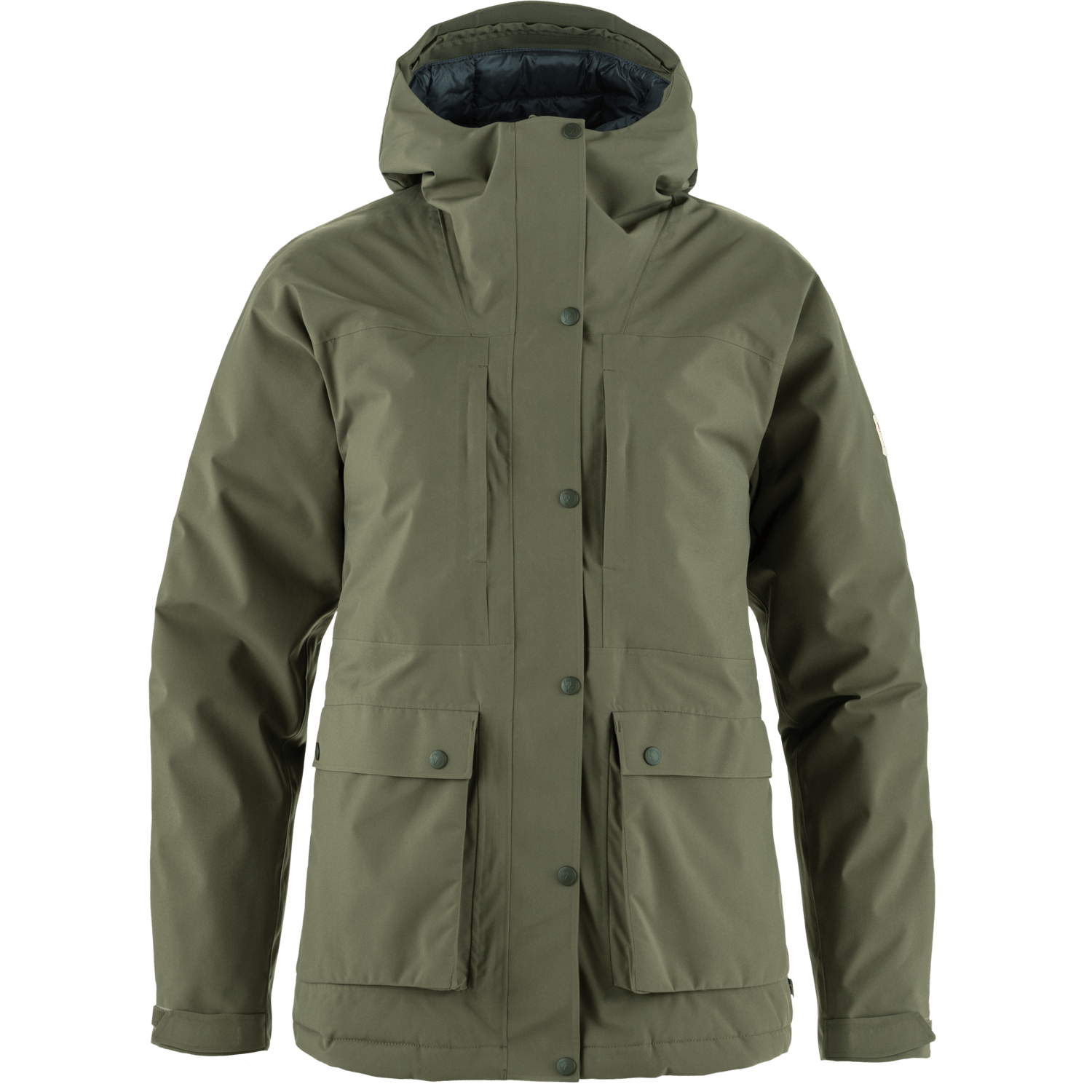 Fjallraven high coast padded jacket khaki best sale
