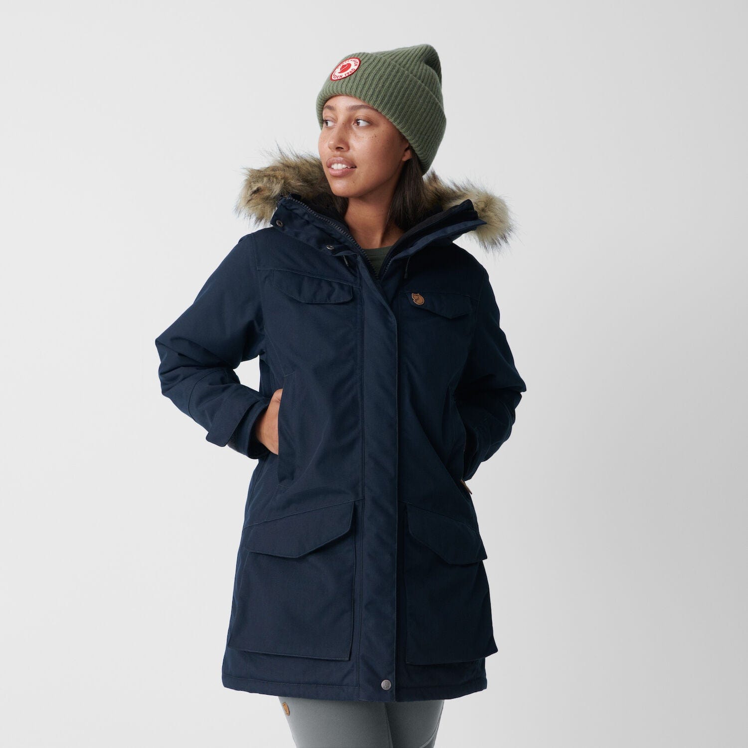 Fjällräven Nuuk Womens Parka | Synthetic Lined Hooded Winter Parka