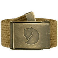 Canvas Brass Belt 4cm
