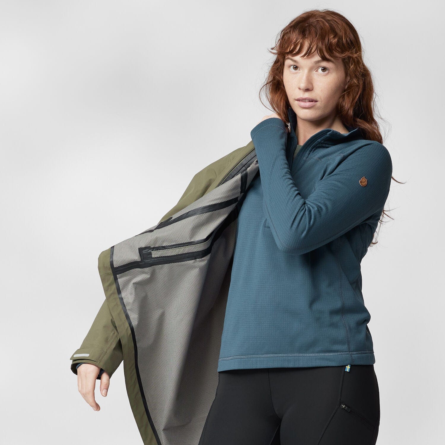 Half zip jacket store womens