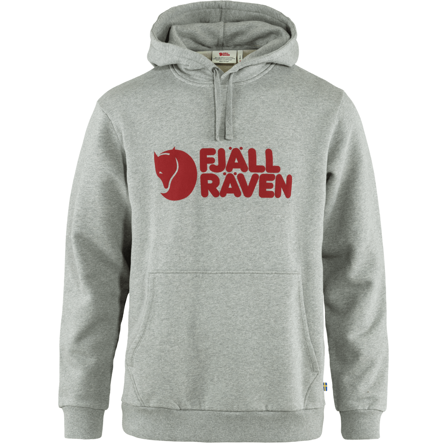 Grey hoodie with logo outlet