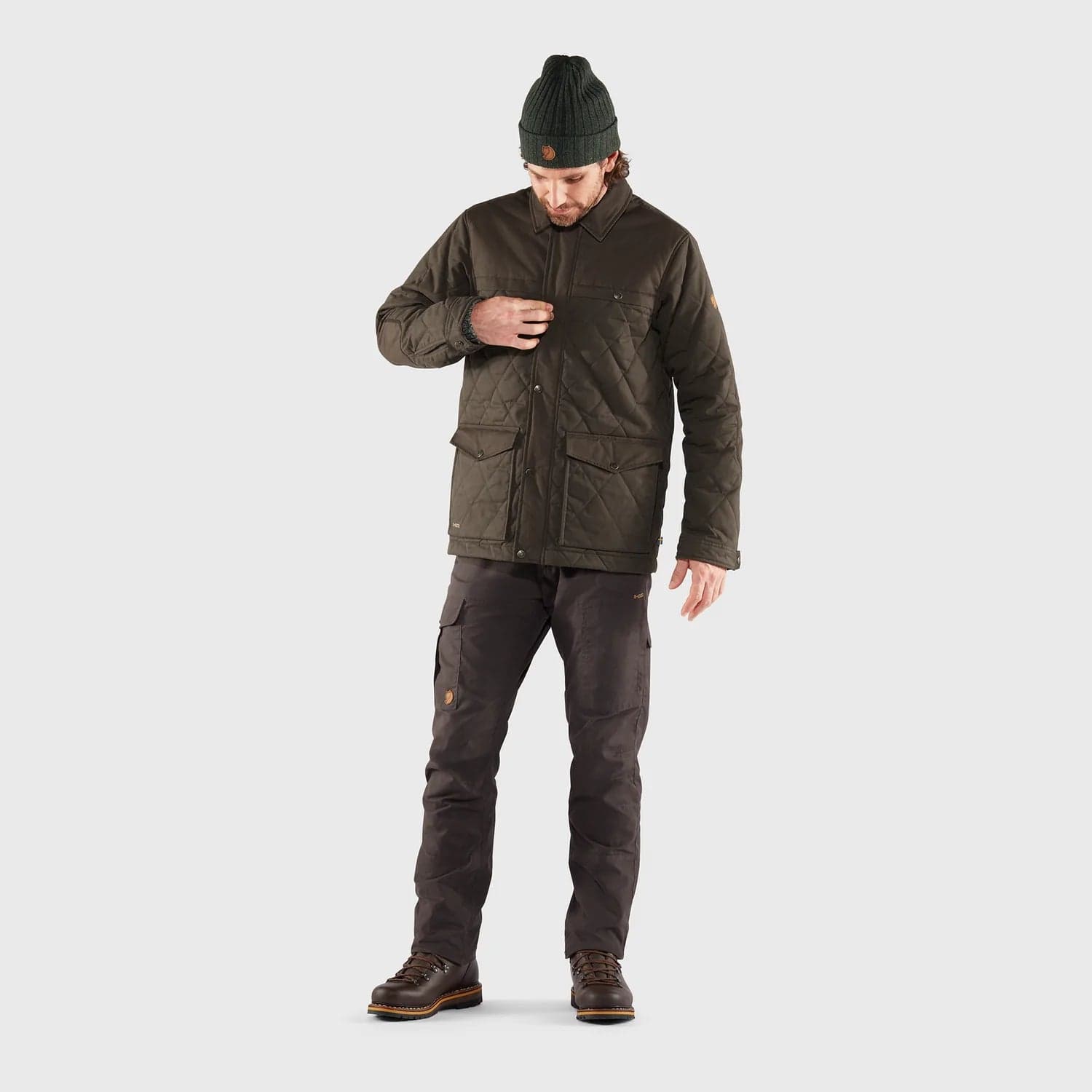 Wool padded jacket top