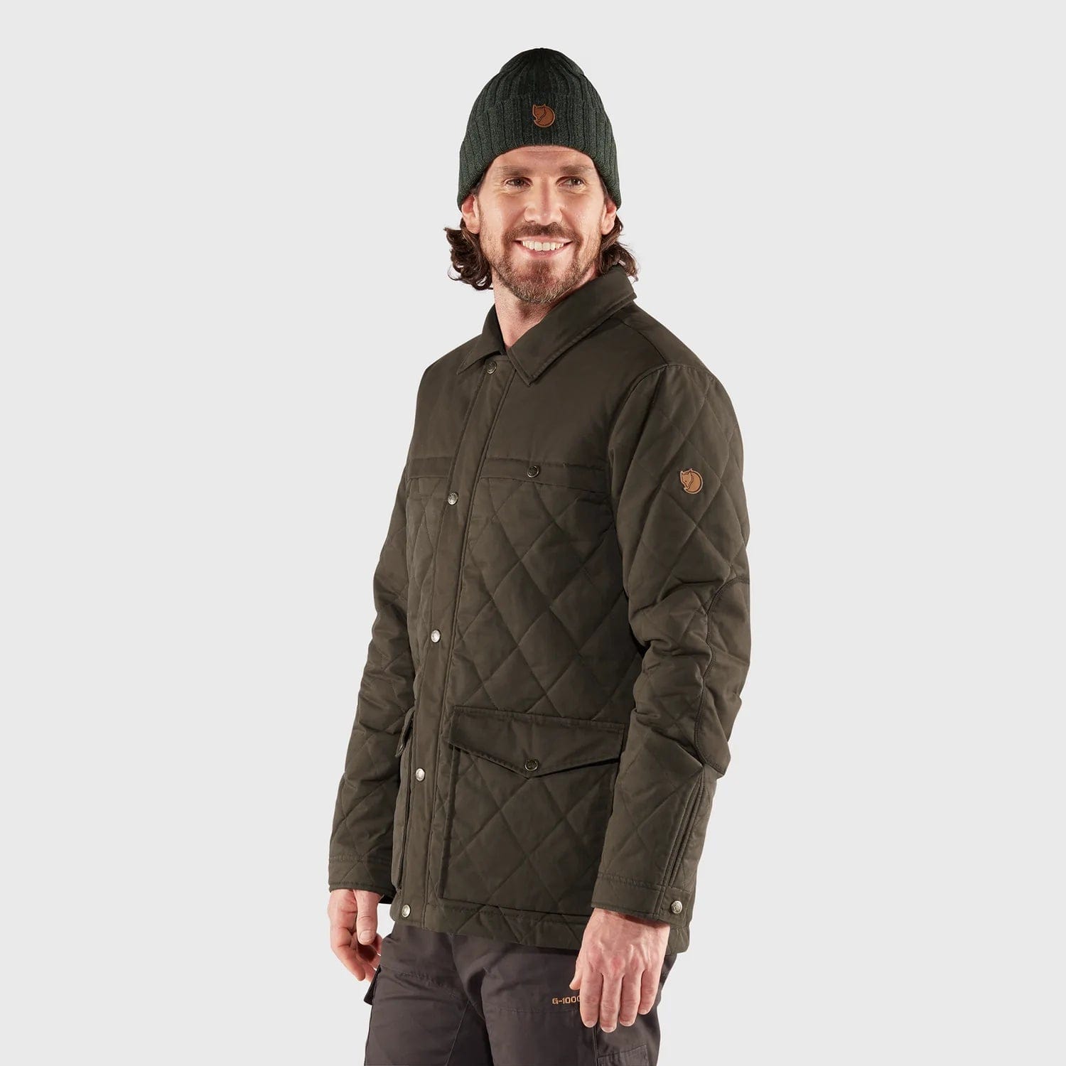 Fjallraven Ovik Mens Wool Padded Jacket Quilted Everyday Outdoor Fjallraven Australia