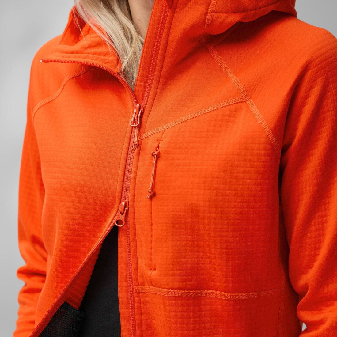 Abisko Grid Fleece Hoodie W
