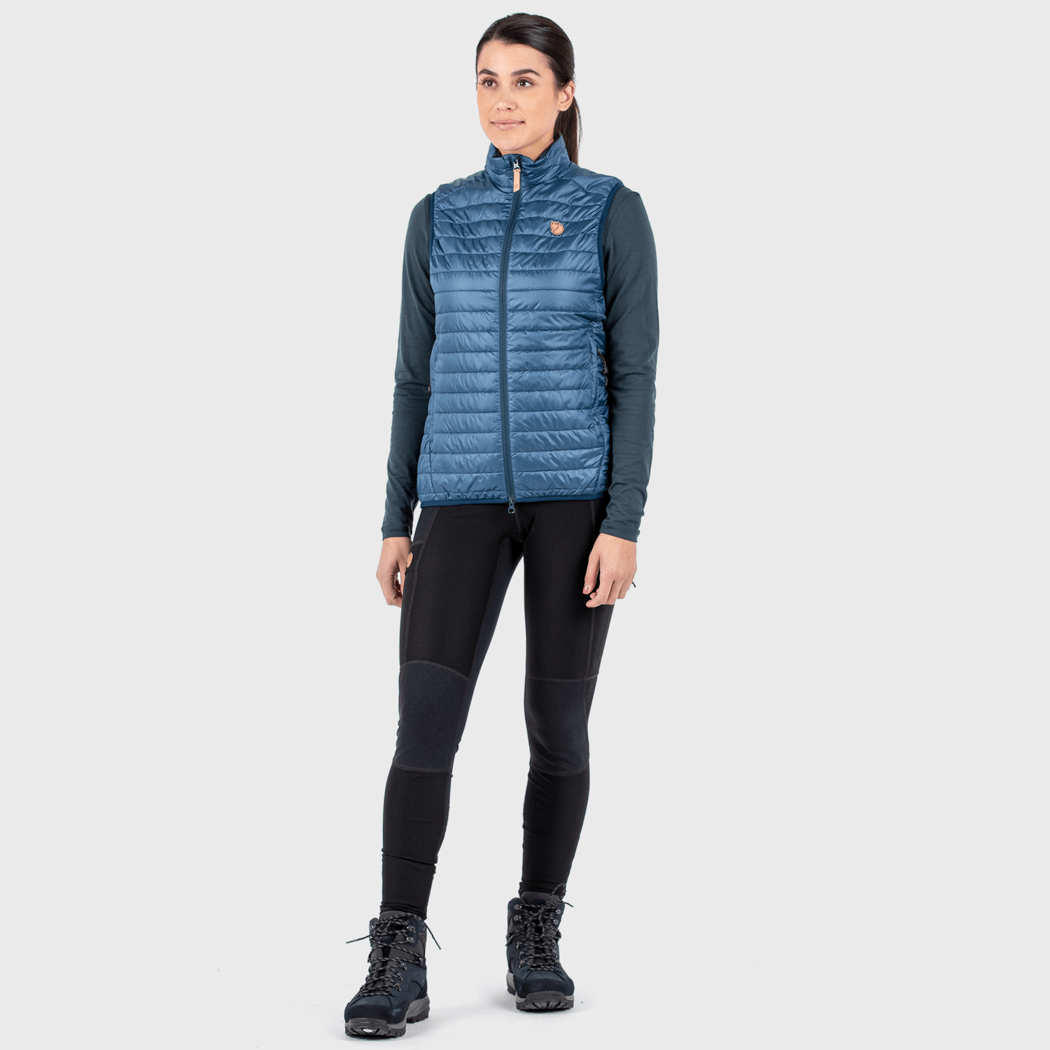 Fjällräven Abisko Womens Padded Vest Lightweight Hiking Vest