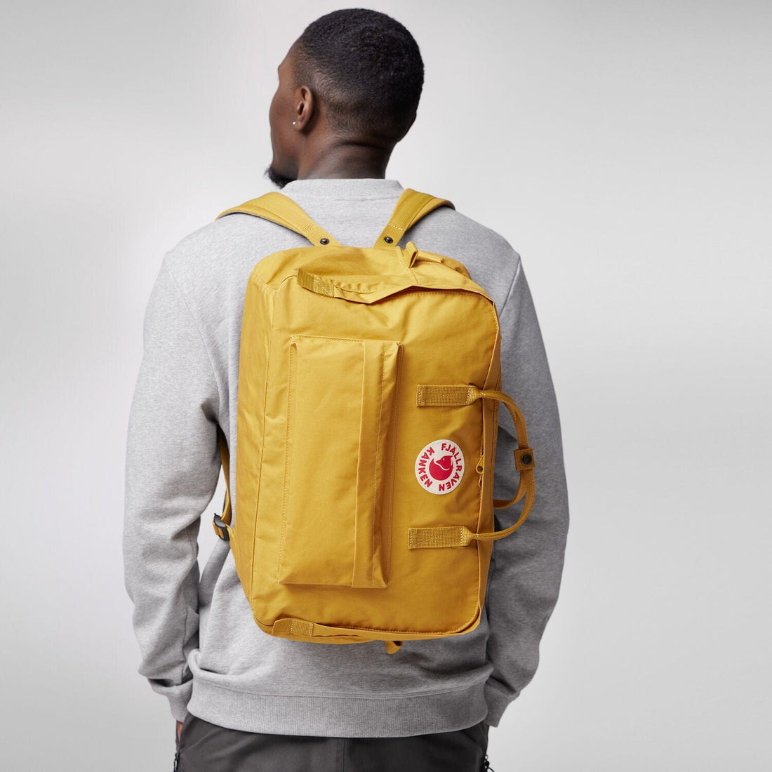 fjallraven kanken ochre mini backpack Fjllrven Unisex Knken Rainbow Sports Backpack, Ochre-rainbow pattern, Einheitsgre, Sports Sporting Goods convenient front and side pockets Mini Backpacks Mustard Yellow Kanken