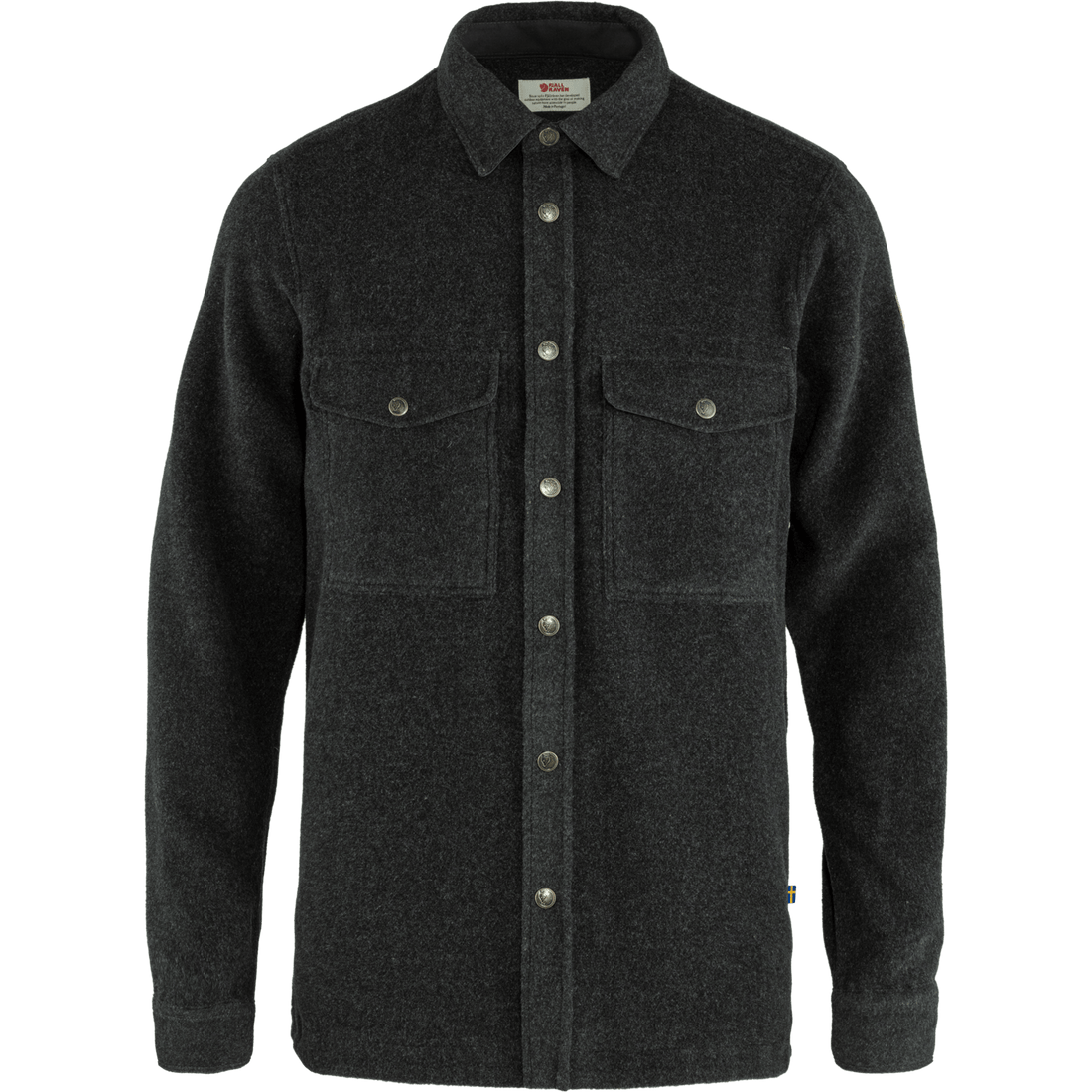 Fjallraven Canada Mens Solid Colour Long Sleeve Shirt Flannel Shirt Fjallraven Australia