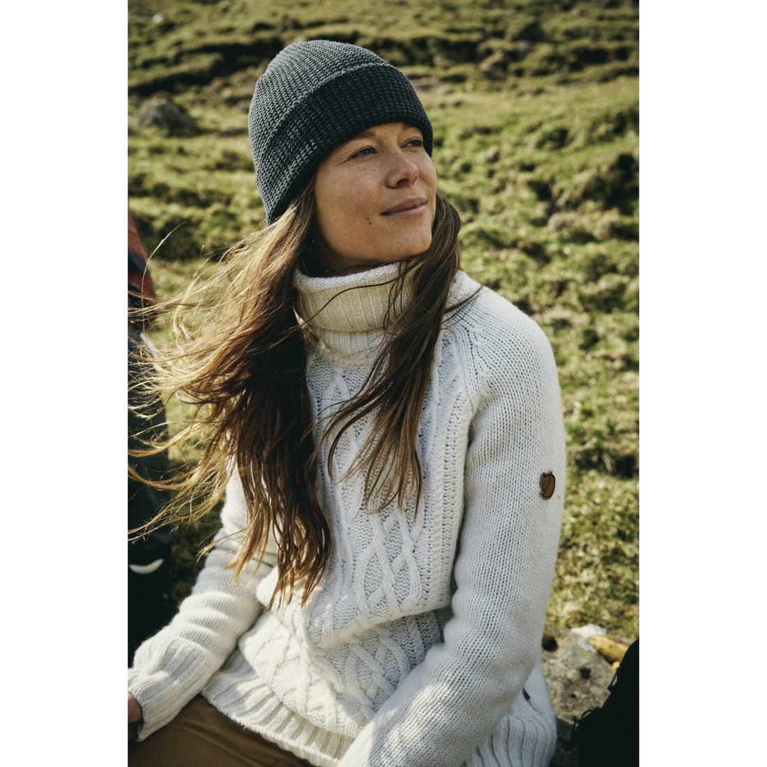 Övik Cable Knit Roller Neck W