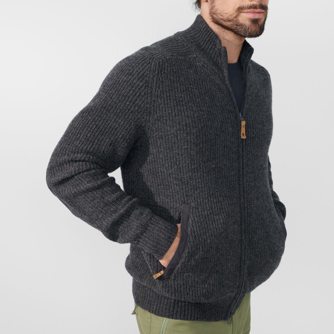 Övik Zip Cardigan Knit M